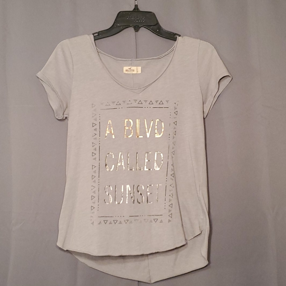 Gray Sunset Blvd. T-shirt